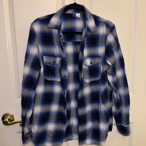 Plaid Flannel Button Up